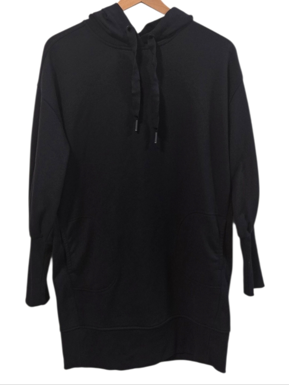 Athleta Navy Blue Mala Hoodie Long Sleeve Dress Size Small